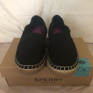 Sperry canvas flats- Black, 7.5M